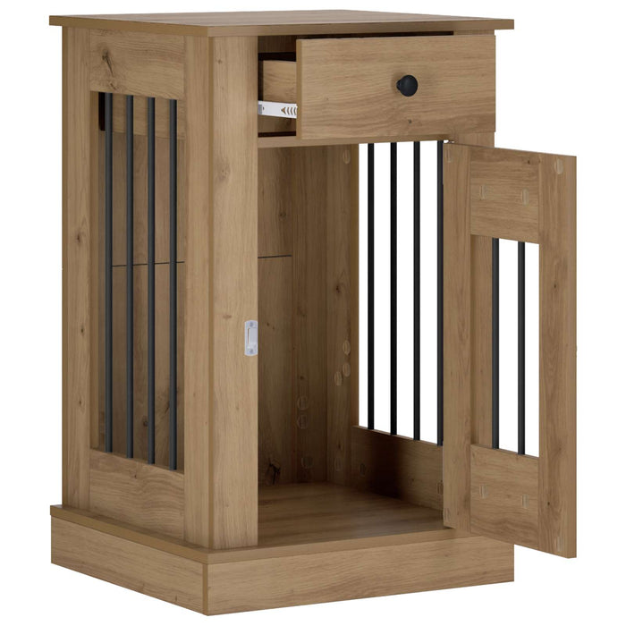 Mobilă pentru cușcă de câine Stejar Artizanal 50 x 47,5 x 80 cm WALTI