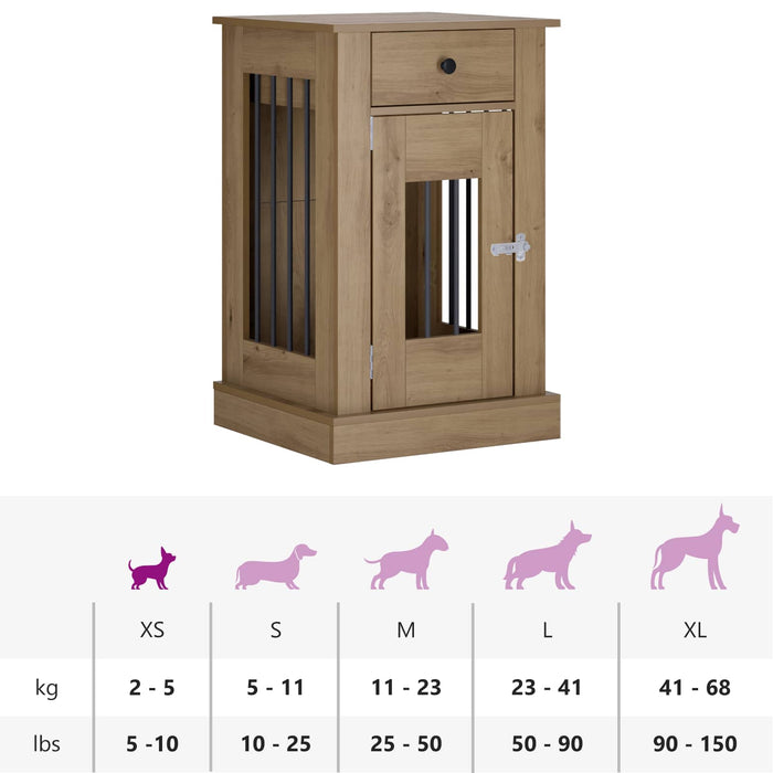 Mobilă pentru cușcă de câine Stejar Artizanal 50 x 47,5 x 80 cm WALTI