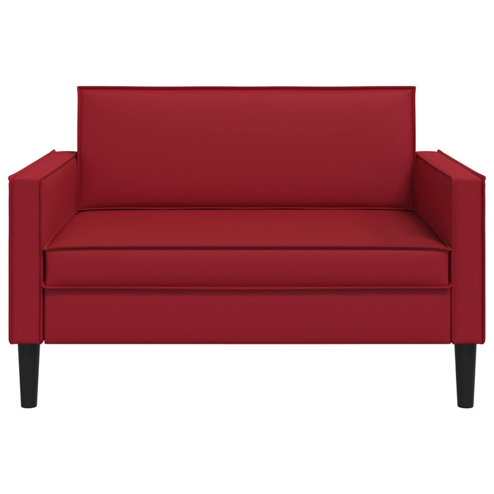 Fotoliu XXL Burgundy Piele artificială WALTI