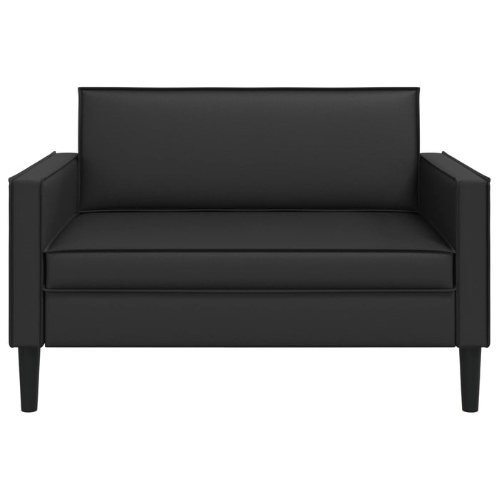 Fotoliu XXL Negru Piele artificială WALTI
