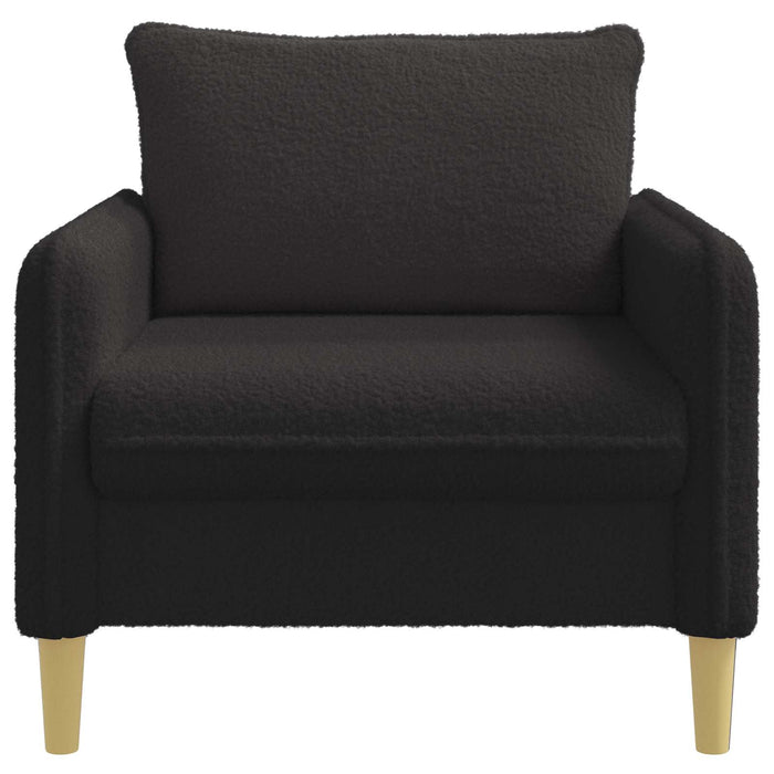 Fotoliu XL Negru Bouclé WALTI