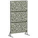 Ecran de intimitate 100 x 50 x 180 cm Oțel Verde măsliniu - WALTI WALTI