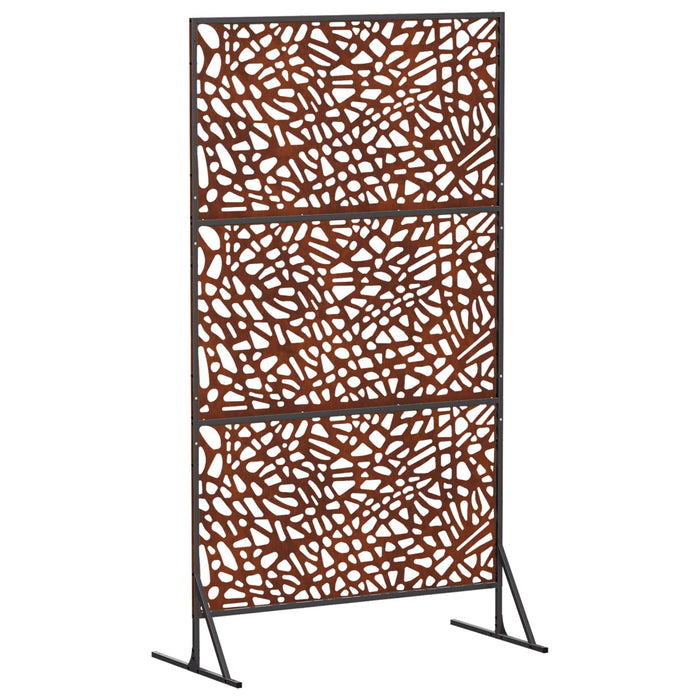 Ecran de intimitate 100 x 50 x 180 cm Ruginit WALTI
