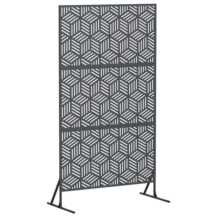 Ecran de intimitate 100 x 50 x 180 cm Oțel Antracit WALTI
