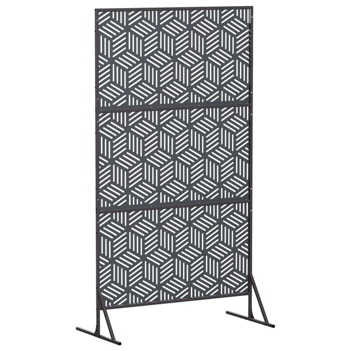 Ecran de intimitate 100 x 50 x 180 cm Oțel Antracit WALTI