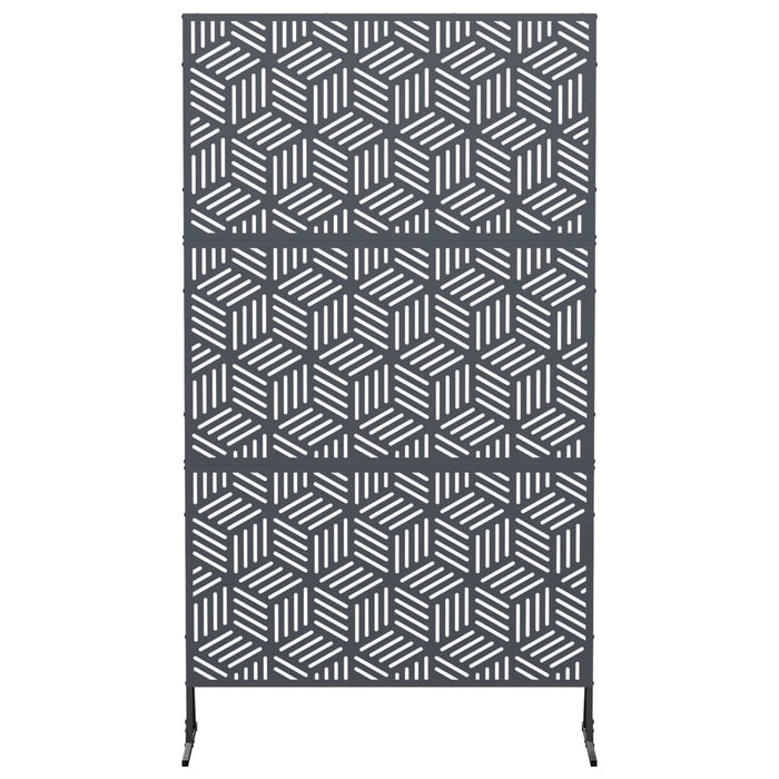 Ecran de intimitate 100 x 50 x 180 cm Oțel Antracit WALTI