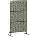Ecran de intimitate 100 x 50 x 180 cm Oțel Verde măsliniu - WALTI WALTI