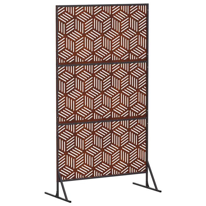 Ecran de intimitate 100 x 50 x 180 cm Ruginit WALTI