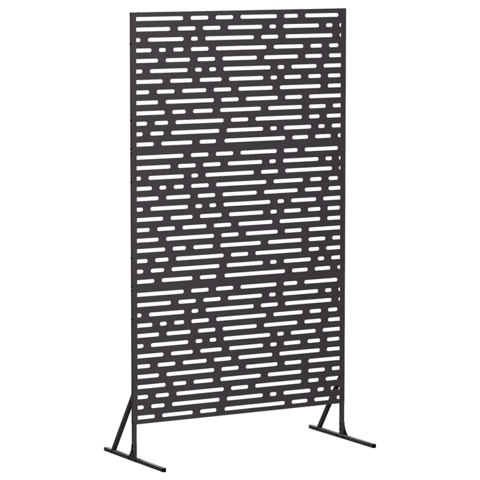 Ecran de intimitate 100 x 50 x 180 cm Oțel Negru WALTI