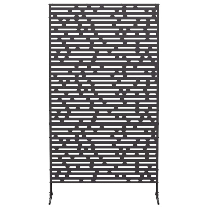 Ecran de intimitate 100 x 50 x 180 cm Oțel Negru WALTI