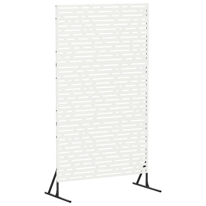 Ecran de intimitate 100 x 50 x 180 cm Oțel Alb WALTI