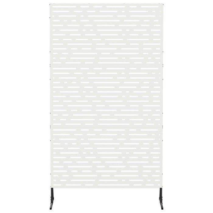 Ecran de intimitate 100 x 50 x 180 cm Oțel Alb WALTI