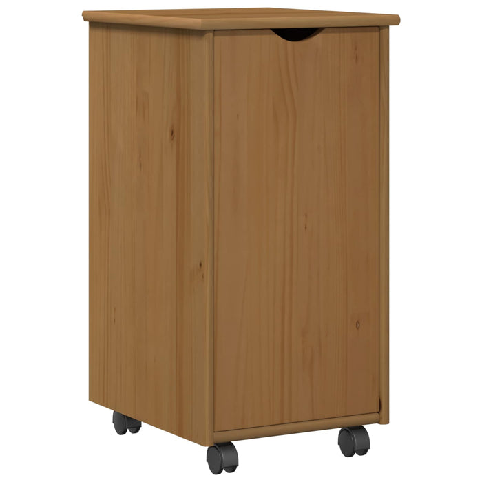 Set birou și cabinet 2 buc. Maro Miere Lemn masiv de pin WALTI