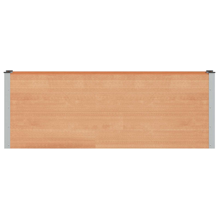 Strat înălțat de grădină Maro 200 x 30 x 72 cm WPC și Aluminiu WALTI