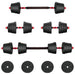 Set de Haltere 2 în 1 40kg Negru și roșu - WALTI WALTI