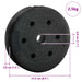 Set de Haltere 2 în 1 40kg Negru și Albastru - WALTI WALTI