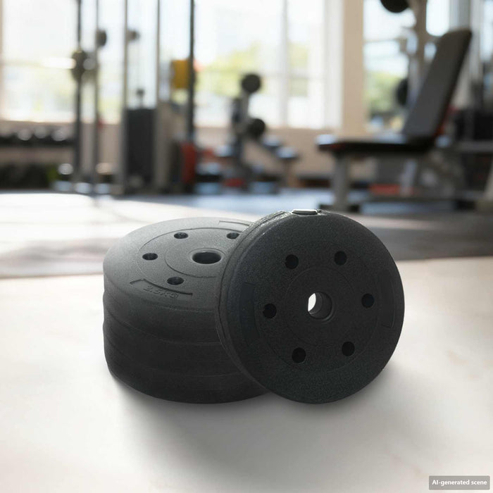 Set de Haltere 4 în 1 40kg Negru și roșu - WALTI WALTI