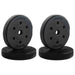 Set de Haltere 4 în 1 40kg Negru și roșu - WALTI WALTI