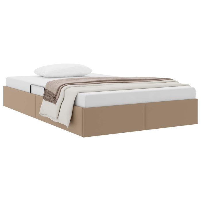 Cadru de pat otoman Cappuccino 120 x 200 cm Piele artificială WALTI