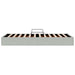 Cadru de pat otoman Gri deschis 90 x 200 cm Catifea - WALTI WALTI