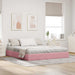 Cadru de pat otoman cu depozitare Roz 160 x 200 cm Catifea - WALTI WALTI