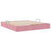 Cadru de pat otoman cu depozitare Roz 160 x 200 cm Catifea - WALTI WALTI