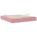 Cadru de pat otoman cu depozitare Roz 180 x 200 cm Catifea - WALTI WALTI