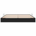 Cadru de pat otoman cu depozitare Negru 200 x 200 cm Catifea - WALTI WALTI