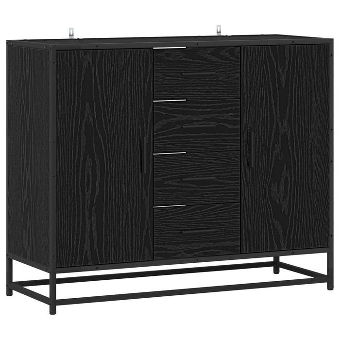 Bufet Stejar Negru 92 x 35 x 76 cm Lemn prelucrat WALTI