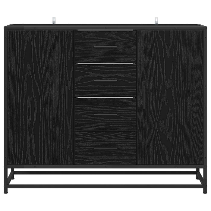 Bufet Stejar Negru 92 x 35 x 76 cm Lemn prelucrat WALTI