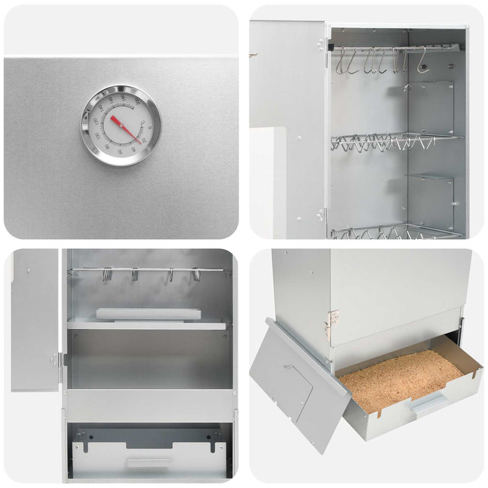 Cuptor pentru Fumat 3 buc. 44,5 x 29 x 110 cm Oțel galvanizat WALTI