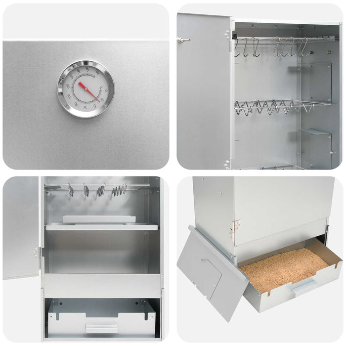Cuptor pentru Fumat 3 buc. 44,5 x 29 x 110 cm Oțel galvanizat WALTI
