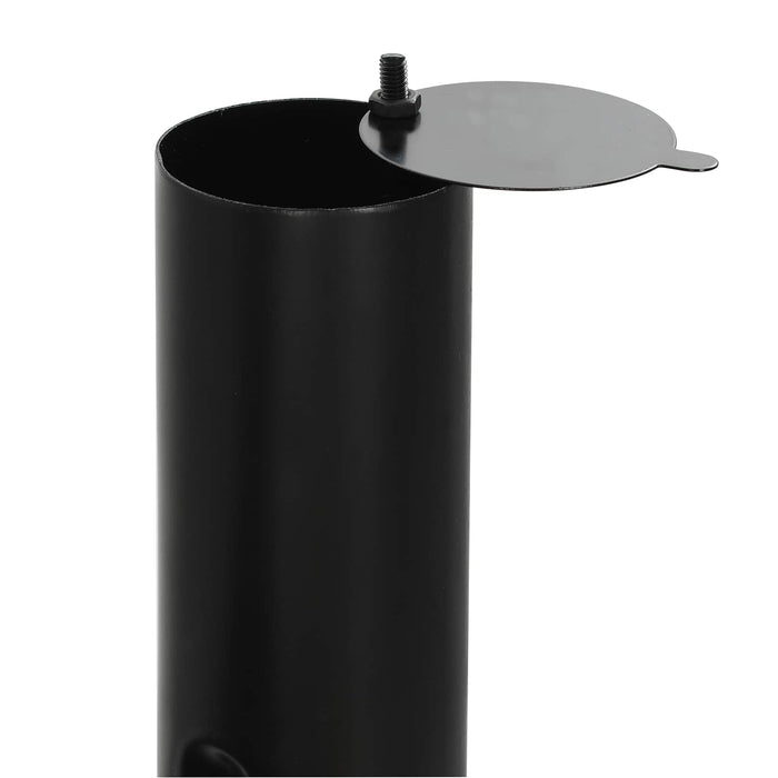 Grătar exterior 103 x 60 x 113 cm Oțel Negru WALTI
