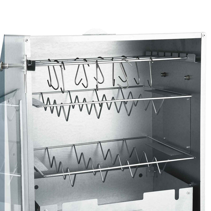Smoker rece cu tub de fum 44,5 x 29 x 83 cm Oțel galvanizat WALTI