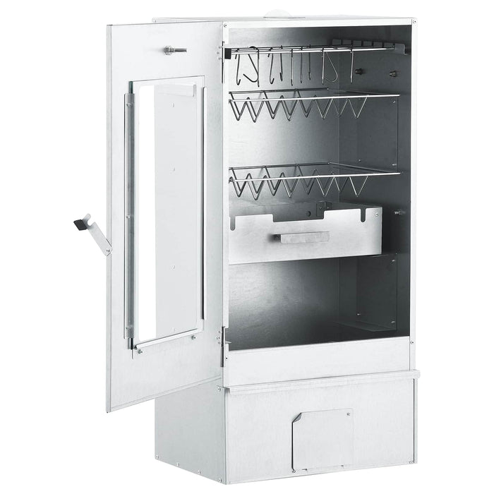 Smoker rece cu tub de fum 44,5 x 29 x 83 cm Oțel galvanizat WALTI