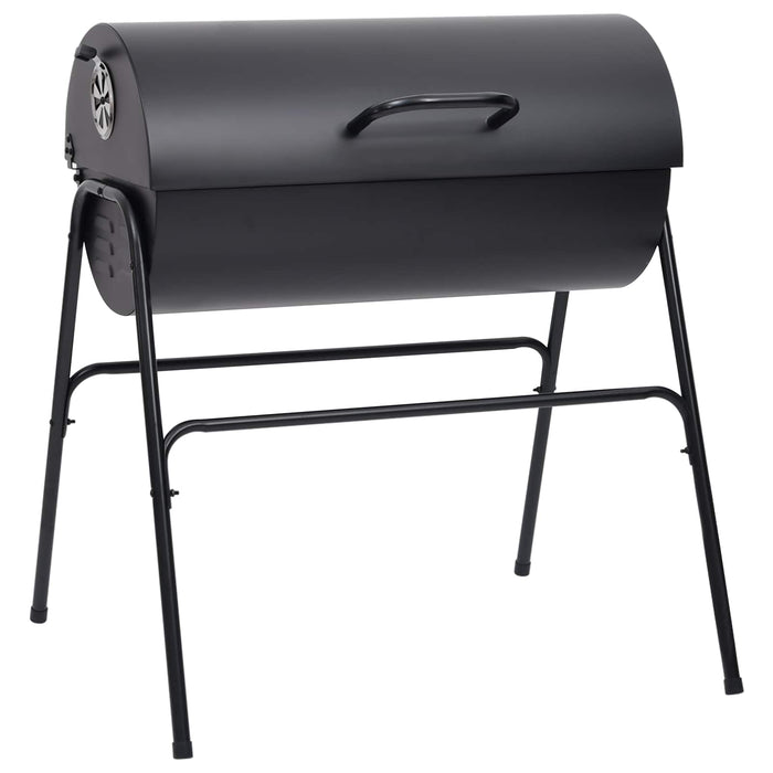 Grătar tip butoi cu 2 grătare de gătit 3 pcs 80 x 73 x 90 cm WALTI