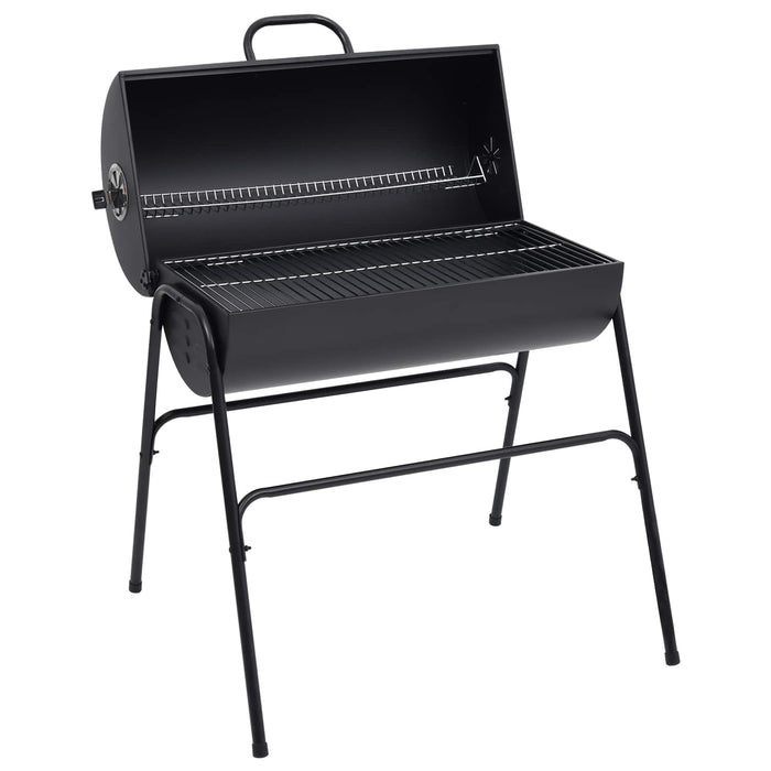 Grătar tip butoi cu 2 grătare de gătit 3 pcs 80 x 73 x 90 cm WALTI