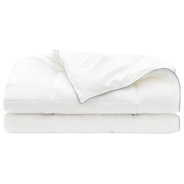 Pilotă TRIER 152x203 cm Vară 140 GSM 100% Lână australiană Alb WALTI
