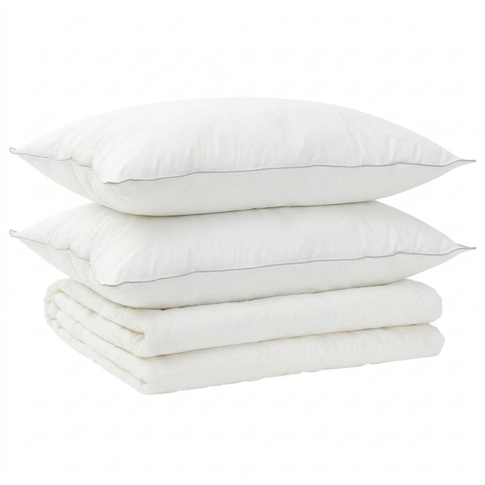 Set de plapumă și perne 3 buc. 200x240 cm Vară 140 GSM Lână Alb - WALTI WALTI