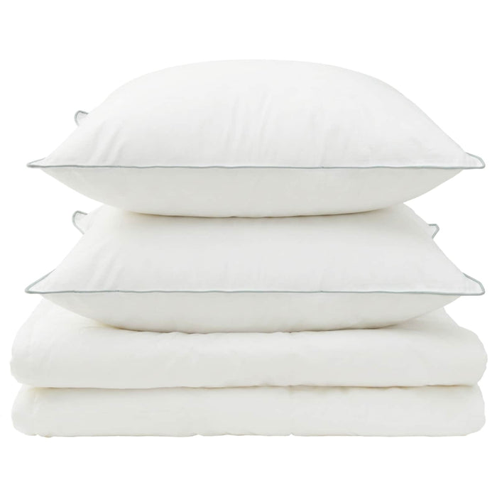 Set de plapumă și perne 3 buc. 200x220 cm Vară 140 GSM Lână Alb WALTI