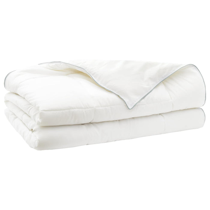 Set de plapumă și perne 3 pcs 200x200 cm Vară 200 GSM Lână Alb WALTI