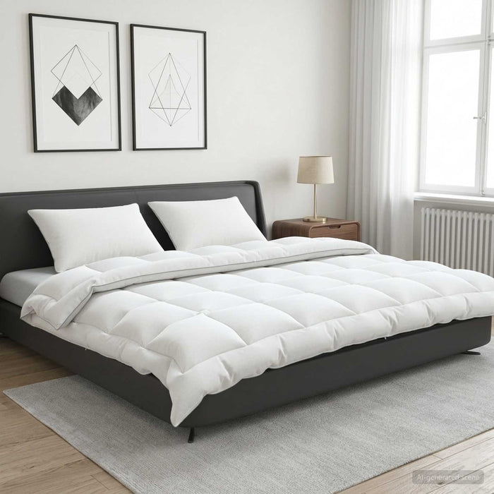 Set de plapumă și perne 3 pcs 200 x 200 cm 4 anotimpuri 300 GSM WALTI