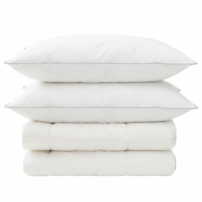 Set de plapumă și perne 3 buc. 155 x 220 cm 4 anotimpuri Lână WALTI