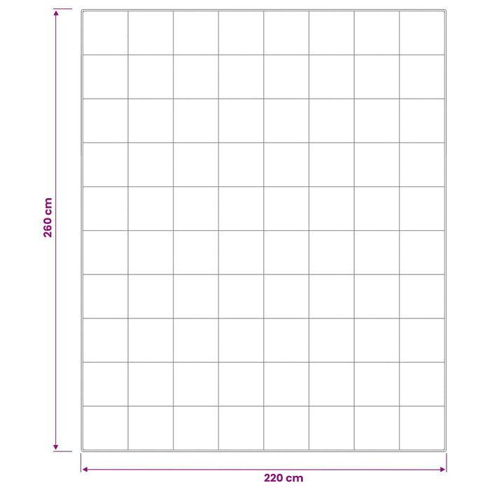Set de plapumă și perne 3 pcs 220x260 cm Iarnă 450 GSM Lână Alb WALTI