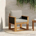 Canapea Medie pentru Exterior Lemn Solid de Acacia natural - WALTI WALTI