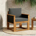 Canapea Medie pentru Exterior Lemn Solid de Acacia natural - WALTI WALTI