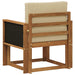 Canapea Medie pentru Exterior Lemn Solid de Acacia natural - WALTI WALTI