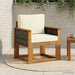 Canapea Medie pentru Exterior Lemn Solid de Acacia natural - WALTI WALTI