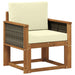 Canapea Medie pentru Exterior Lemn Solid de Acacia natural - WALTI WALTI