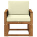 Canapea Medie pentru Exterior Lemn Solid de Acacia natural - WALTI WALTI